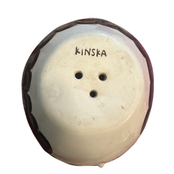Anthropologie Kinska Raya Face Pot Ceramic Planter Girl Face Succulent Painted - Picture 8 of 8
